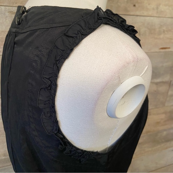 Banana Republic women’s black pleated semi-formal‎ dress in size  6 - Picture 6 of 12